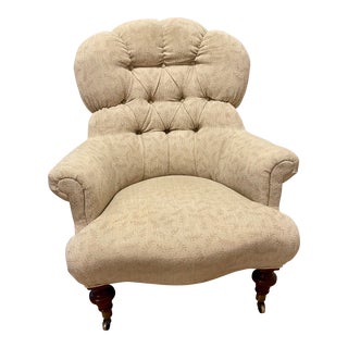 2000s Ethan Allen Upholstered Redgrave Chair For Sale