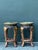 Elevate your home’s aesthetic with this striking pair of vintage Chinoiserie glazed ceramic low stools. Each stool...