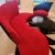 1980s 1980s Styled after Vladimir Kagan for Preview Red and Black Bilboa Sofa With Side Swivel Chair For Sale - Image 5 of 5