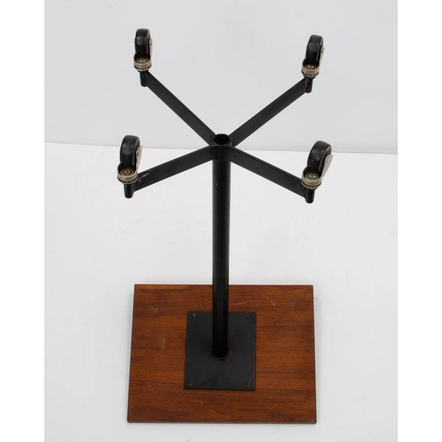 1970s Walnut Steel Mid Century Bookstand After McCobb Umanoff For Sale - Image 11 of 12