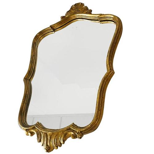 Mid 20th Century Mid-Century Hollywood Regency Baroque Style Gilt Crested Mirror from Pieterman, 1960s For Sale - Image 5 of 9