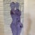 Fantastic large scale Murano glass Lovers sculpture handmade in a vibrant lavender glass. Signed on the bottom illegibly.