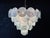 Space Age Murano Chandelier with 57 Blue Albaster Iridescent Glasses, 1990s For Sale - Image 12 of 18