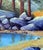 Realism California Landscape Painting of Pond With Ducks, Signed Oil on Canvas by Luke Stamos For Sale - Image 3 of 7