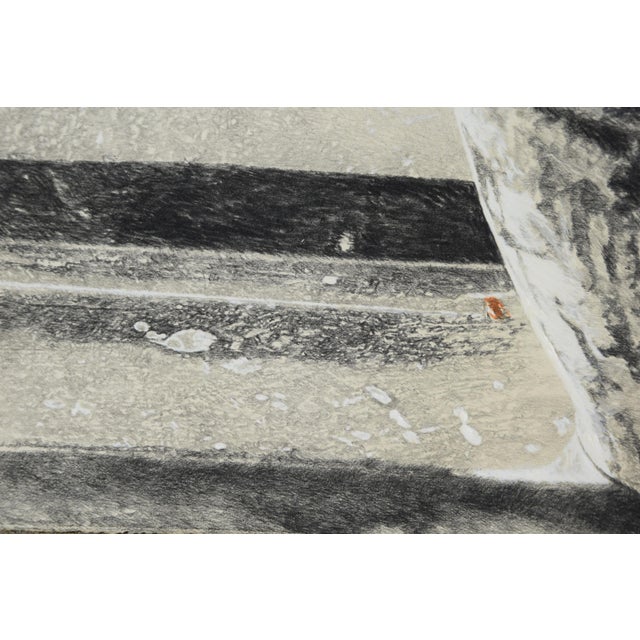Reiner Schwarz, The Spatula, 1999, Charcoal and Crayon on Handmade Paper For Sale - Image 11 of 17
