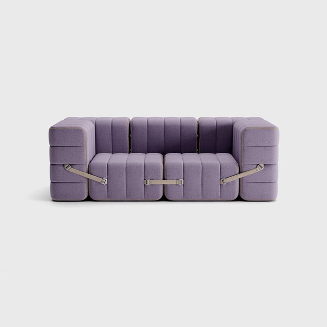 The classic seven. Why shouldn't you be able to turn a modular sofa into a classic sofa? a truly compact and cozy couch...