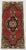 Vintage Mini Turkish Rug For Sale - Image 4 of 4