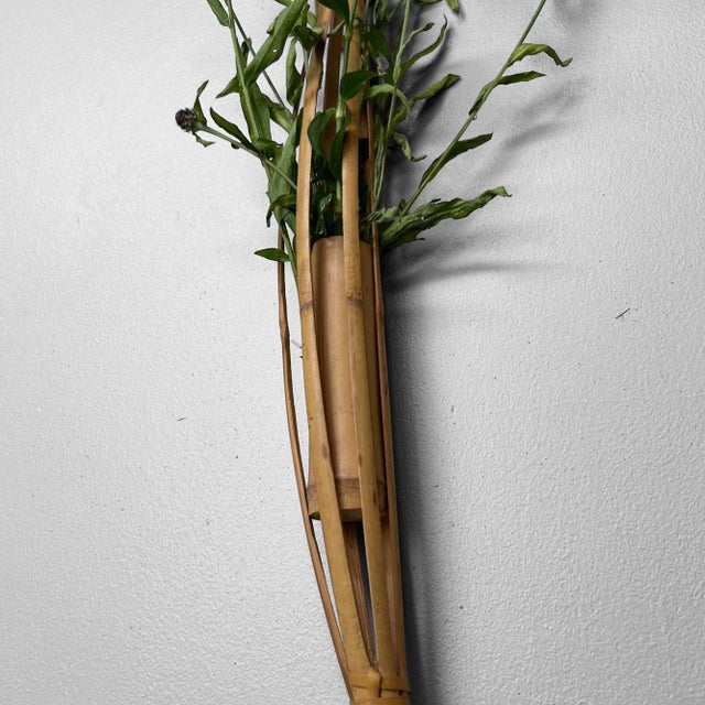 Japanese Bamboo Ikebana Hanger, 1970s For Sale - Image 16 of 18