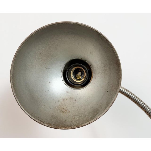 Industrial Workshop Gooseneck Table Lamp, 1960s For Sale - Image 10 of 18