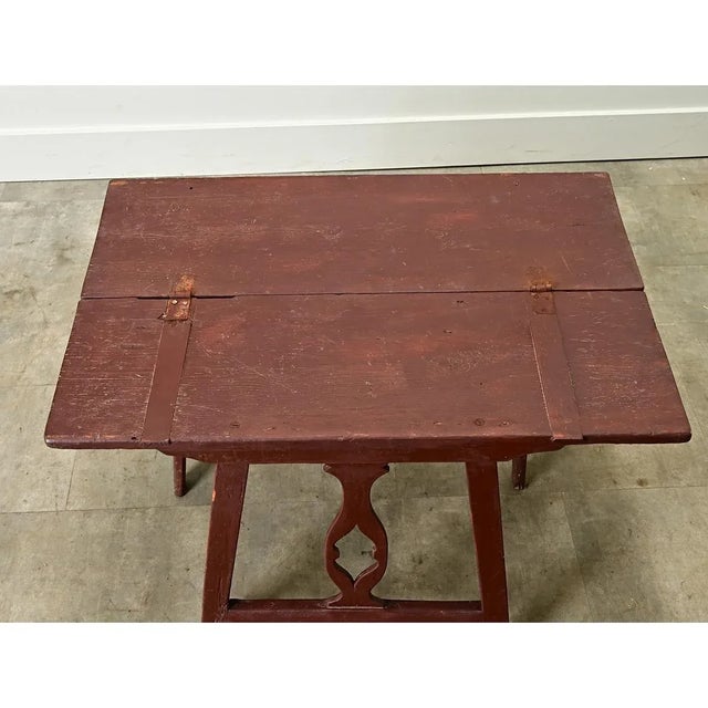 Brown Dutch 19th Century Painted Metamorphic Chair-Table For Sale - Image 8 of 12