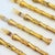 Vintage Golden Bamboo Cocktail Forks - Set of 11 For Sale In San Francisco - Image 6 of 9