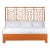Ohana Platform Bed King, Citrus Orange For Sale