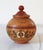Wood Vintage Hand-Painted Wooden Lidded Jar For Sale - Image 7 of 9