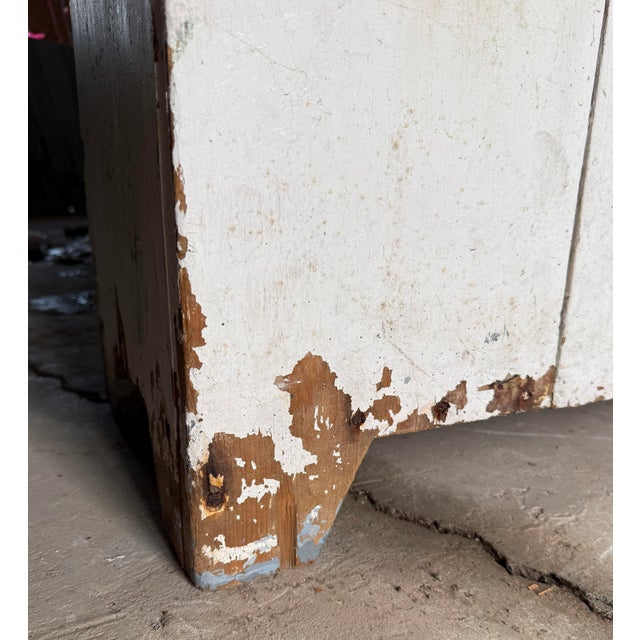 Antique Primitive Farmhouse Cupboard – 19th Century Country Cabinet For Sale - Image 17 of 18