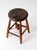 Antique Primitive Wood Stool For Sale - Image 6 of 12