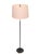 Green Leather Rapt Floor Lamp with Shade attributed to Jacques Adnet, France, 1950s For Sale - Image 3 of 11