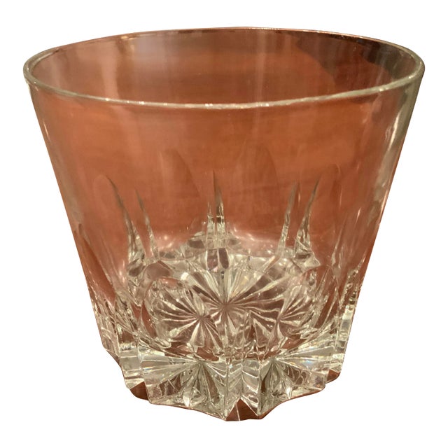 1980s Petite Crystal Ice Bucket For Sale