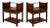 Pair of Sergio Rodrigues “Yara” Jacarandá Side Tables with Glass Shelf, Brazil, 1960s - Lot 895 For Sale