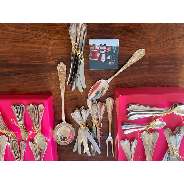 Silver 800 Cutlery, 1890s, Set of 89 For Sale - Image 11 of 11