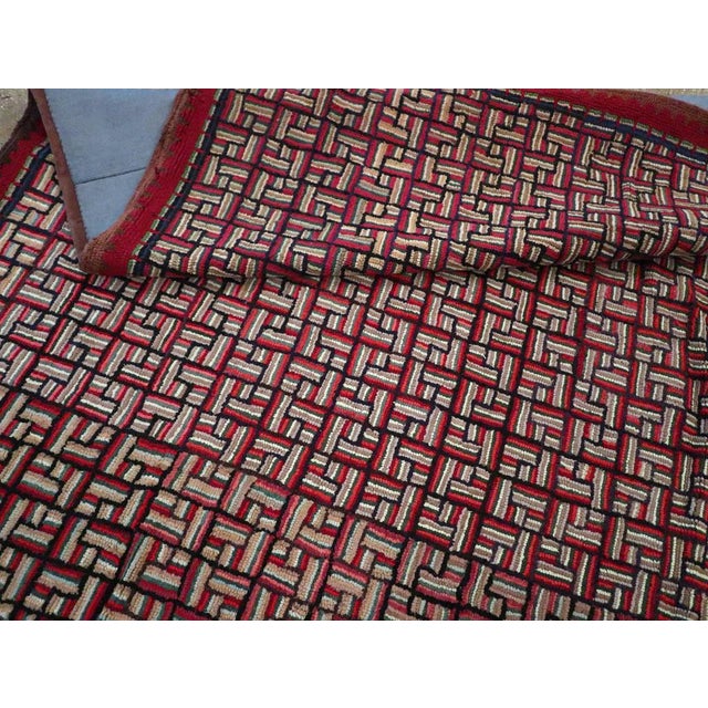 Galerie Shabab Collection Mid-20th Century American Hook Rug For Sale - Image 11 of 11