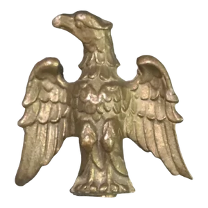 Early 20th Century American Eagle Brass Bronze Lamp Floor Lamp Finial