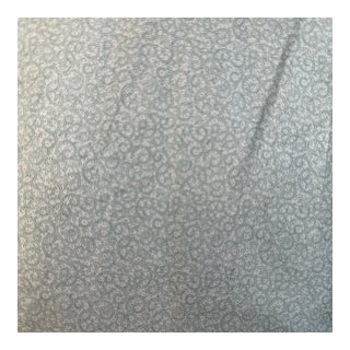 1980s Brunschwig & Fils Light Green Dot Pattern Bolt of Fabric- 8 Yards For Sale