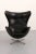 Late 20th Century The Egg Chair – Arne Jacobsen, Denmark, 1960 – Black Leather by Fritz Hansen For Sale - Image 5 of 9