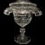 Victorian Late 19th Century Victorian Sweetmeat Cut Crystal Antique Footed Glass Ginger Jar Covered Coupe For Sale - Image 3 of 10