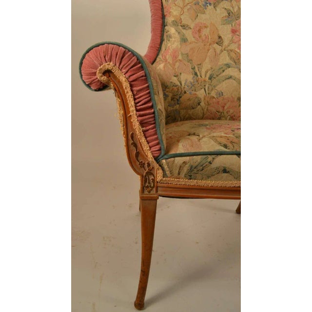 Hollywood Regency Decorative Chairs Attributed to Grosfeld House - a Pair For Sale - Image 3 of 9
