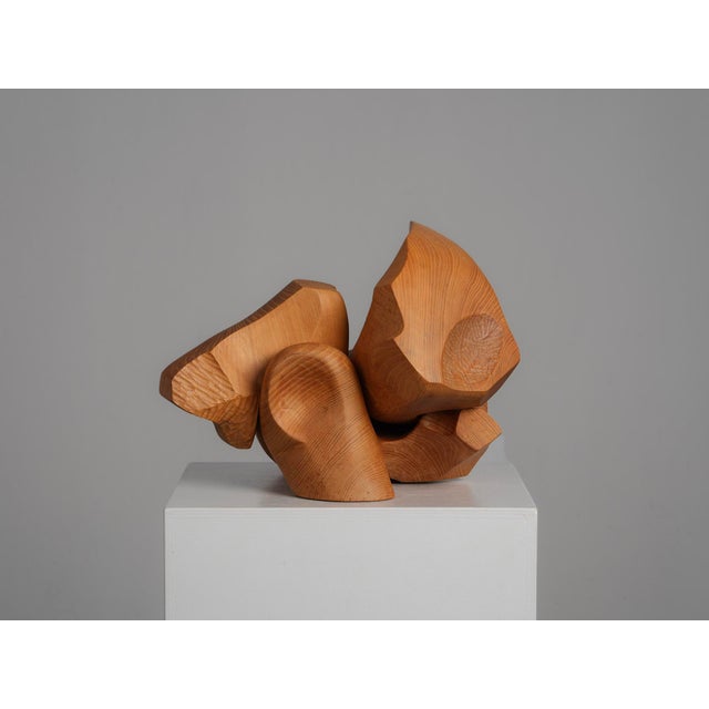 Joop Van Bergen, Abstract Composition, 1980s, Elm For Sale - Image 11 of 11