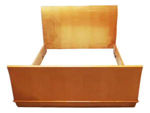Art Deco Bed in Sycomore, 1930s