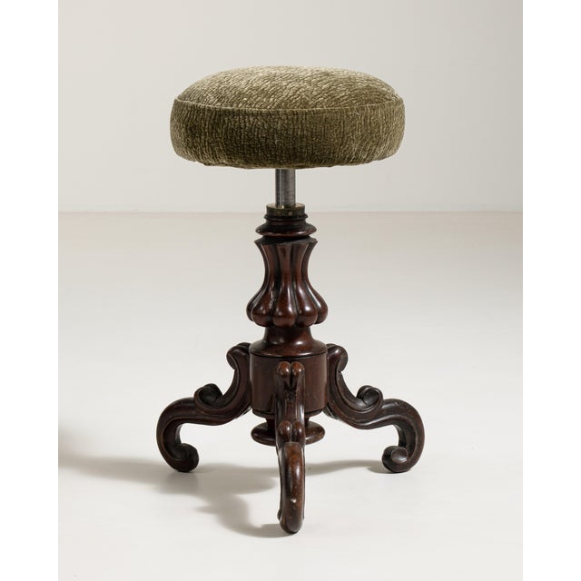 French Swivel Piano Stool, Antique, France, Late 19th Century For Sale - Image 18 of 18