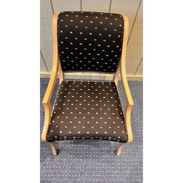 1990s Century Furniture Whitewash Birch Dining Chairs - Set of 8 For Sale In Boston - Image 6 of 12