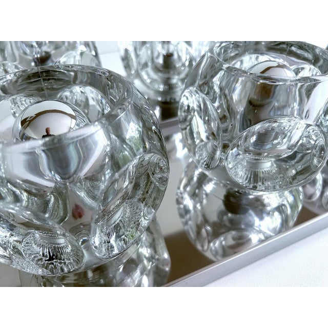 Large Glass Sconces from Peill & Putzler, 1970s, Set of 2 For Sale - Image 11 of 12