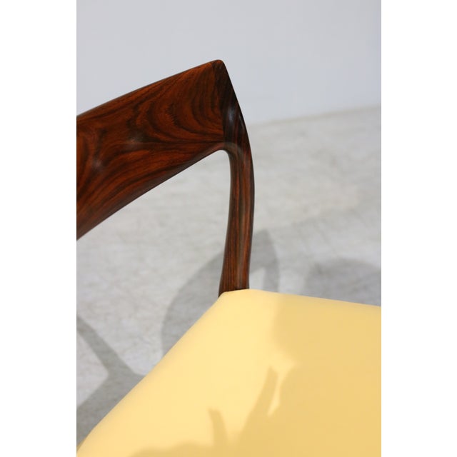 Vintage Model 77 Dining Chairs in Rosewood by Niels O. Moller for J.L. Møllers, 1960, Set of 6 For Sale - Image 3 of 10