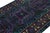Rug & Kilim 1950s Vintage Oushak Runner Rug in Teal With Geometric Pattern From Rug & Kilim For Sale - Image 4 of 7