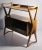 Brown Rare Harold Schwartz Bowtie Bar Cart Console Server Buffet in Style of Gio Ponti For Sale - Image 8 of 10