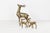 Mid-Century Brass Deer Family, Set of 4 | Large Stag and Fawns For Sale - Image 4 of 15