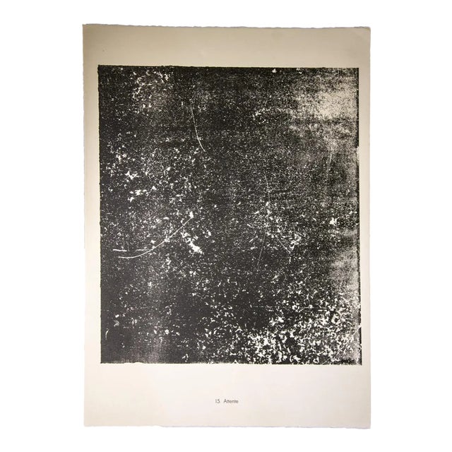 Jean Dubuffet, Waiting, Original Lithograph, 1959 For Sale