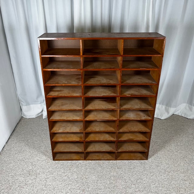 Mid-Century Modern 20th Century Thirty-Compartment Trade Cabinet, 1960s For Sale - Image 3 of 18