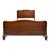 Vintage Full Size Kindel Grand Rapids Oxford 176e Chippendale Style Bed For Sale