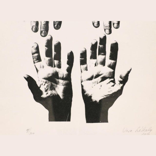Véra Székély, Figurative Composition, 1977, Lithograph For Sale - Image 4 of 7