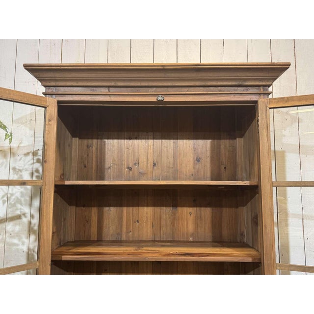 Modern Fir Wood Bookcase, 1980s For Sale - Image 10 of 18
