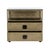 Contemporary Pendry Faux Shagreen Nightstand For Sale - Image 3 of 6