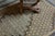 Vintage Medallion Floral Gold Beige Hand-Knotted Wool Rug - 4’7” X 6’10” For Sale - Image 4 of 10