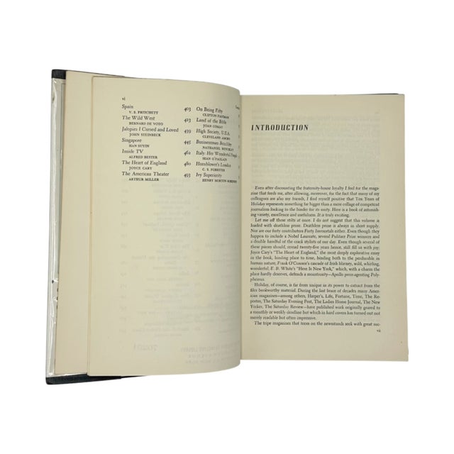 1950s Ten Years of Holiday Hardcover 1956 Book Travel 1st Edition For Sale - Image 5 of 12