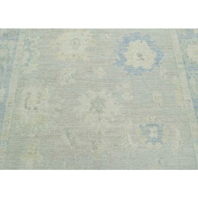 Turkish Oushak Rug 6'1" x 9' #18650 For Sale In Houston - Image 6 of 8