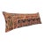 Handmade Authentic Navy-Blue Lumbar Rug Pillow Cushion Cover -16'' X 43'' For Sale