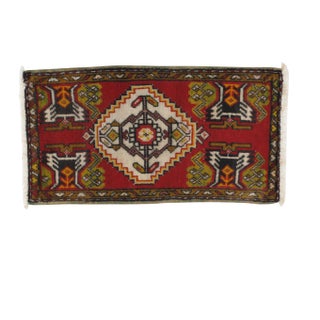 1960s Vintage Yastik Small Rug - 1′10″ × 3′4″ For Sale