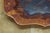 Early 20th Century Antique Ceramic Brown Glazed Scalloped Dish Tray Centerpiece Bowl Compote 11" For Sale - Image 5 of 10